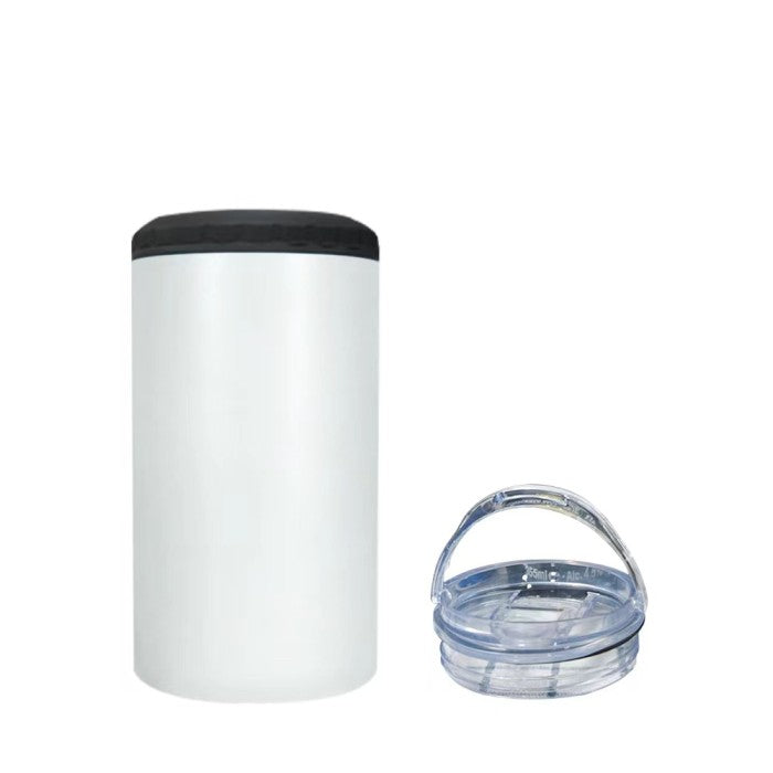 16oz Sublimation 4 in 1 Can cooler Dual Lids